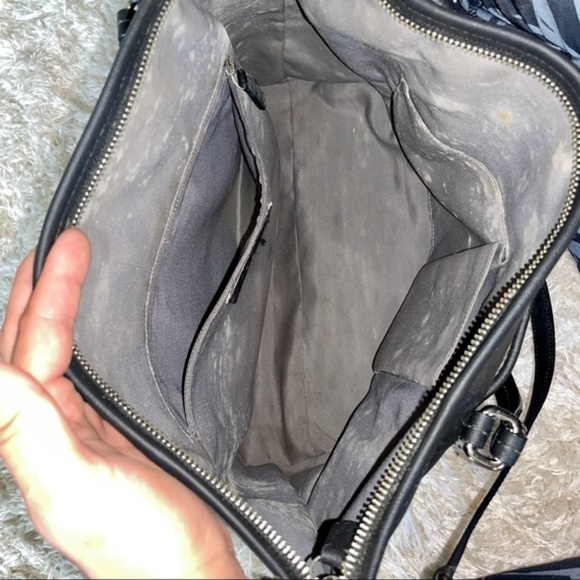 coach vintage leather satchel purse black - Picture 8 of 13